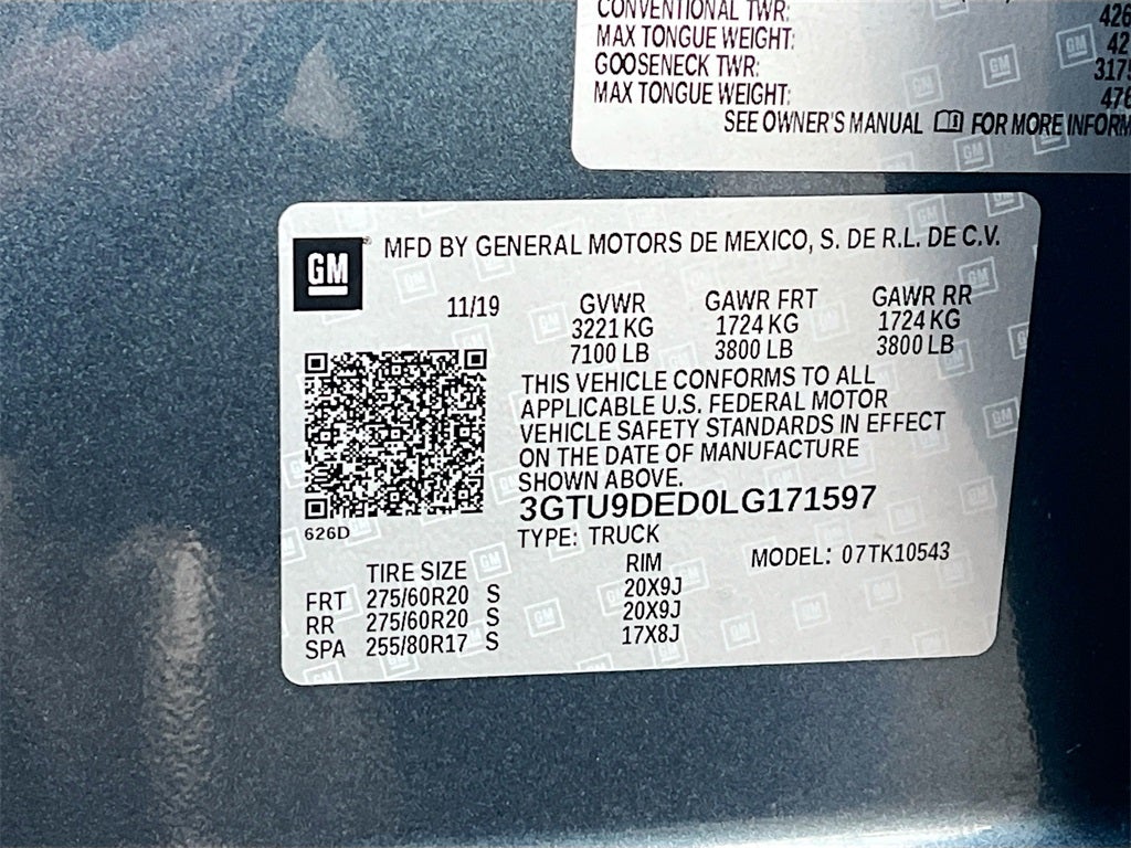 2020 GMC Sierra 1500 SLT