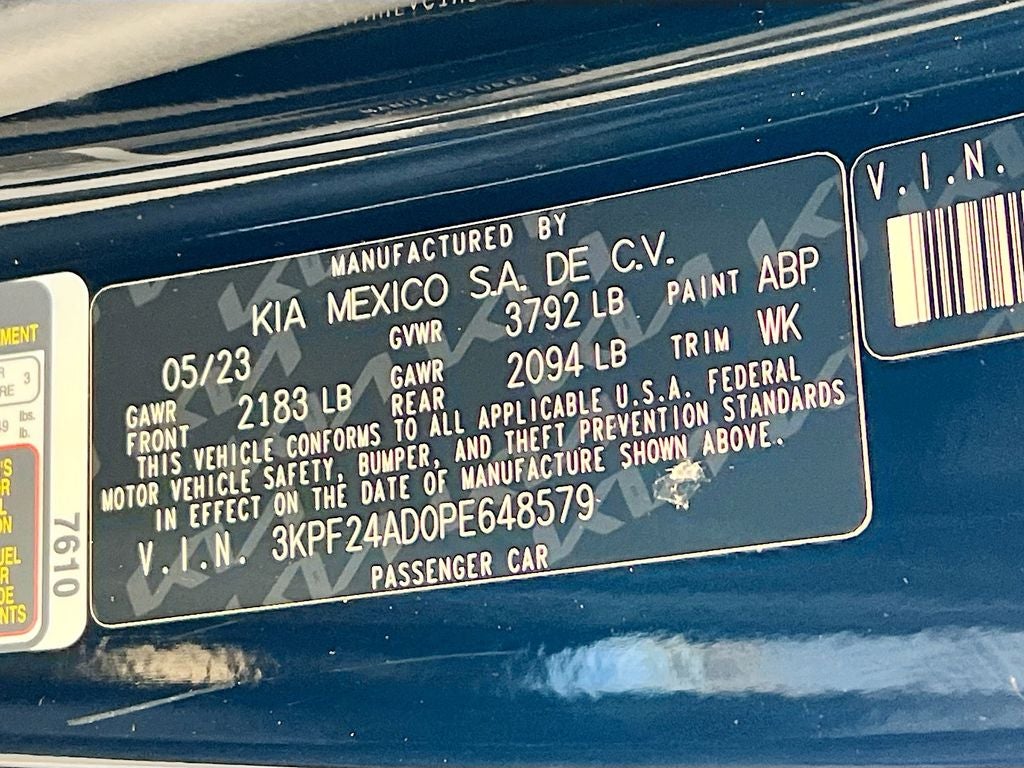 2023 Kia Forte LXS