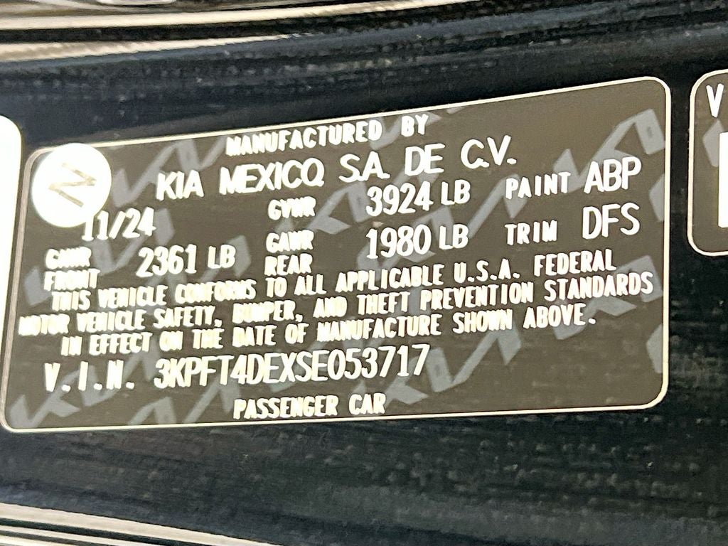 2025 Kia K4 LXS