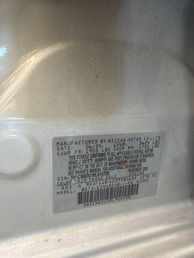 2024 Nissan Versa 1.6 S