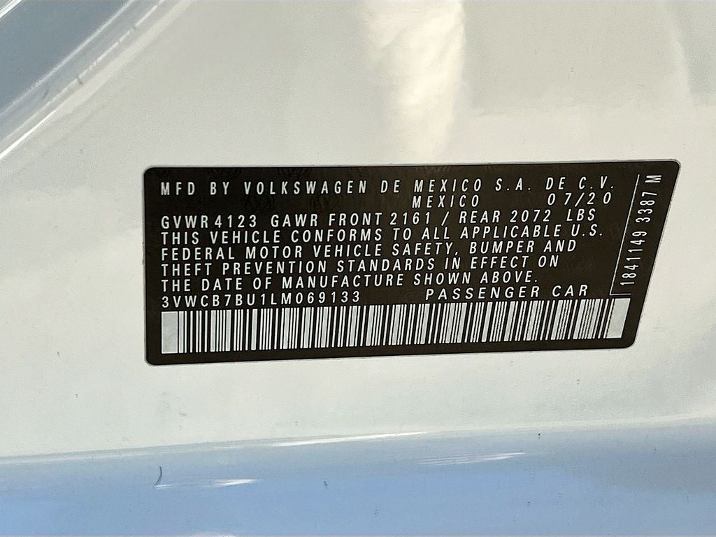 2020 Volkswagen Jetta 1.4T SE