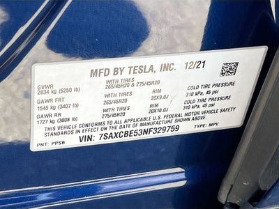 2022 Tesla Model X Base