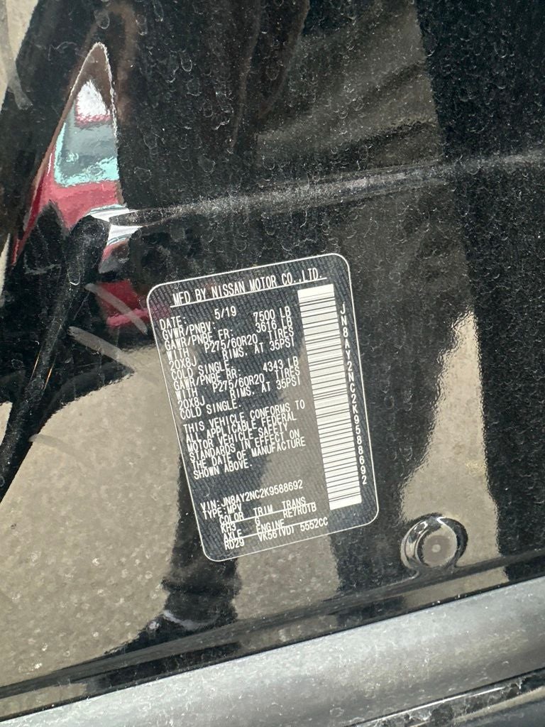 2019 Nissan Armada Platinum