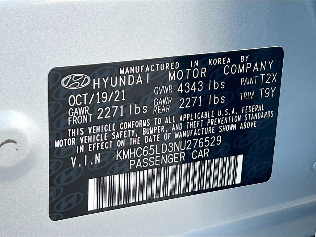 2022 Hyundai Ioniq Plug-In Hybrid SE