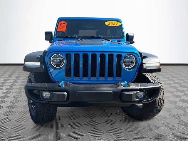 Used 2021 Jeep Wrangler Unlimited Rubicon 4XE with VIN 1C4JJXR67MW799778 for sale in Merced, CA