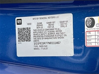 2022 Chevrolet Camaro SS 1SS