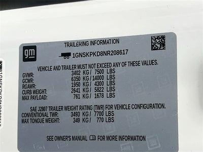 2022 Chevrolet Tahoe Z71