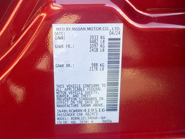 2024 Nissan Altima 2.5 SR