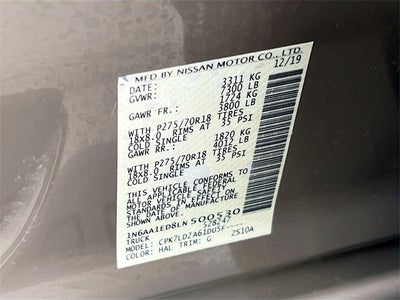 2020 Nissan Titan PRO-4X