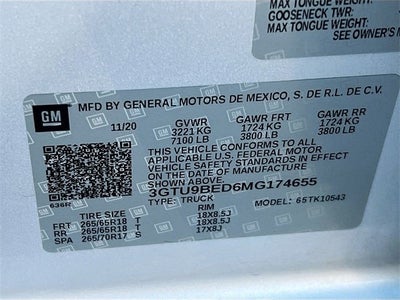 2021 GMC Sierra 1500 SLE