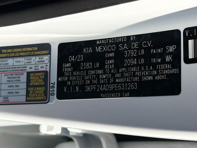 2023 Kia Forte LXS