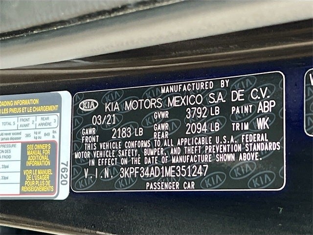 2021 Kia Forte GT-Line