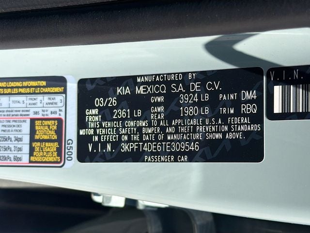 2026 Kia K4 LXS