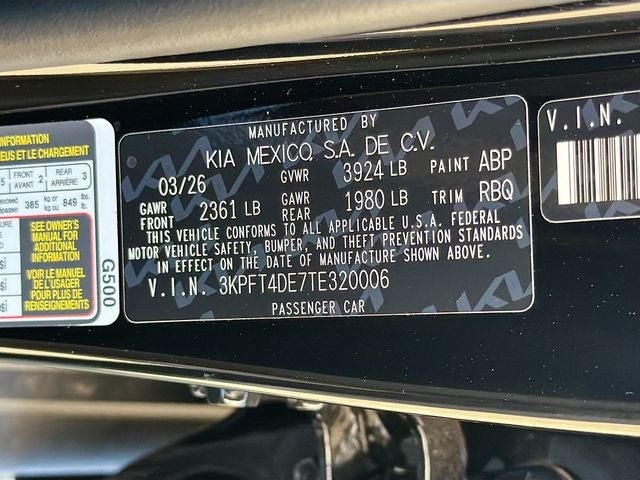 2026 Kia K4 LXS