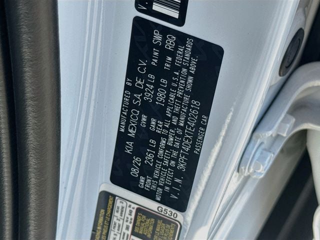 2026 Kia K4 LX