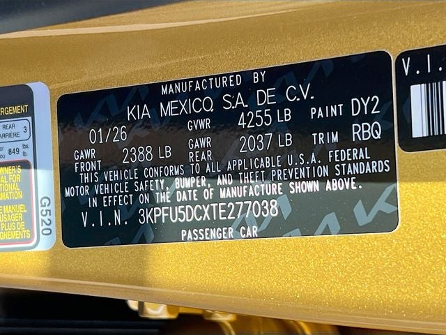 2026 Kia K4 GT-Line Turbo