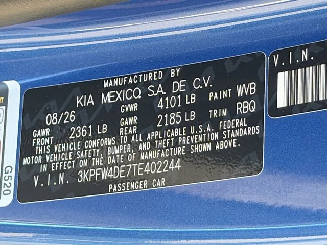 2026 Kia K4 GT-Line