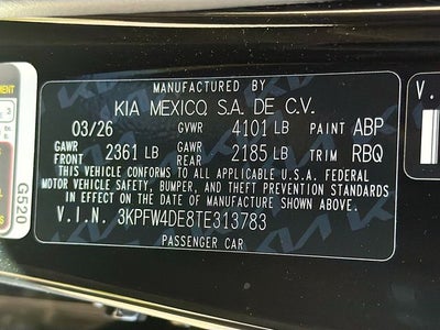 2026 Kia K4 GT-Line