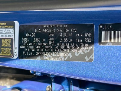2026 Kia K4 GT-Line