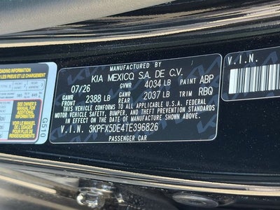 2026 Kia K4 EX