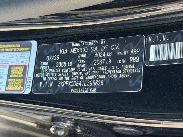 2026 Kia K4 EX