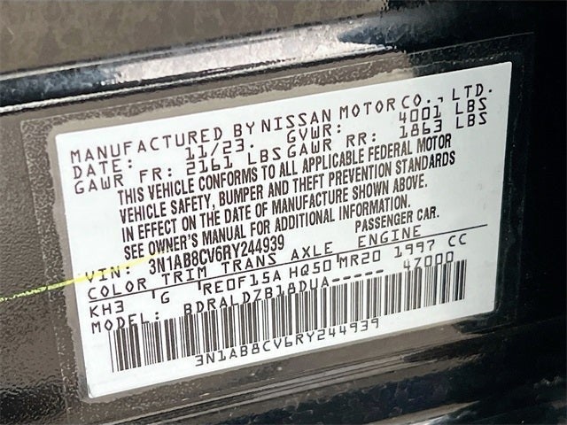 2024 Nissan Sentra SV