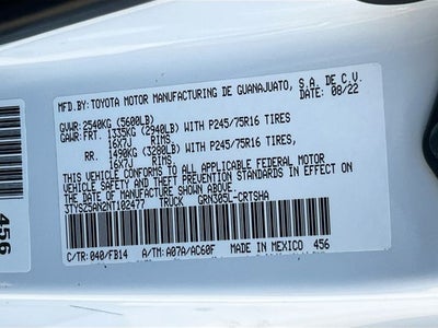 2022 Toyota Tacoma V6
