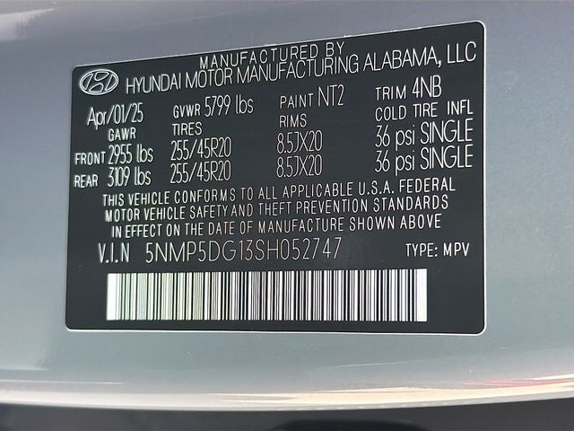 2025 Hyundai Santa Fe Hybrid Calligraphy