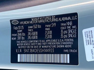 2025 Hyundai Santa Cruz SEL