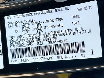 2019 Toyota Tacoma V6