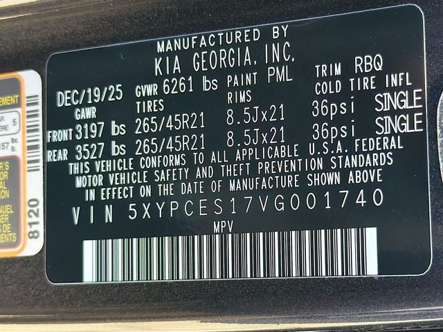 2027 Kia Telluride X-Line EX
