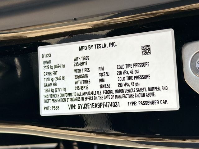 2023 Tesla Model 3 Base