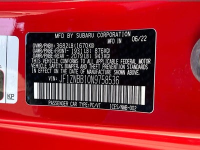 2022 Toyota GR86 Base