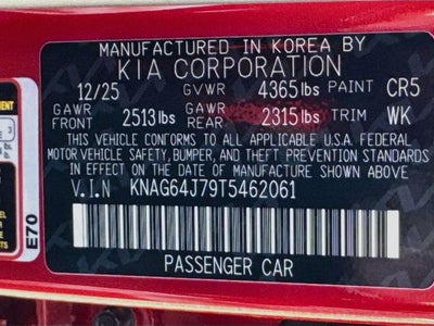 2026 Kia K5 GT-Line