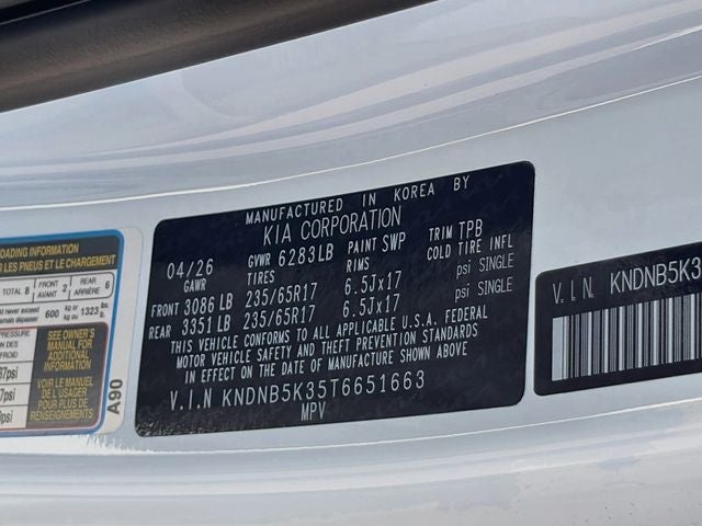 2026 Kia Carnival LXS