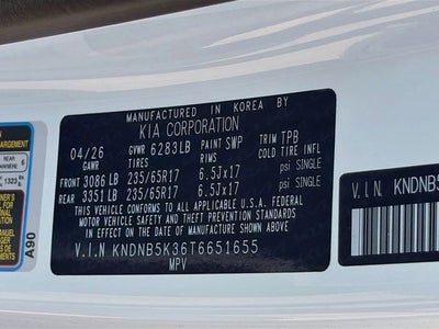 2026 Kia Carnival LXS