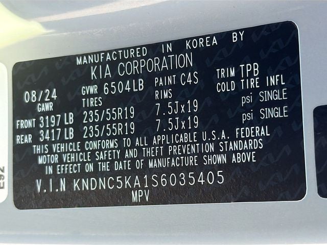 2025 Kia Carnival Hybrid EX