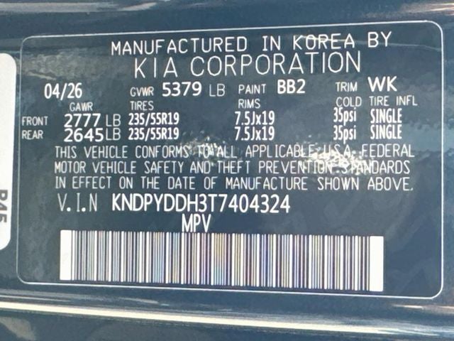 2026 Kia Sportage Plug-In Hybrid X-Line
