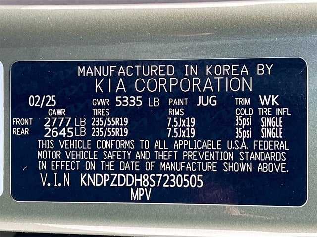 2025 Kia Sportage Plug-In Hybrid X-Line Prestige