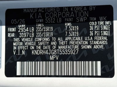 2026 Kia Sorento Hybrid EX