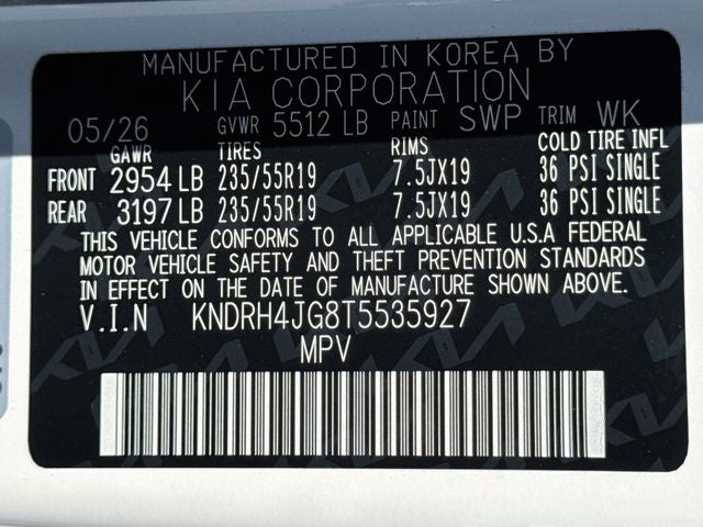 2026 Kia Sorento Hybrid EX